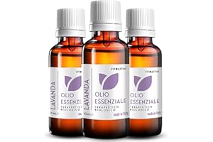 FITOATTIVI NATURA E BENESSERE Olio Essenziale Lavanda Puro 3x10ml - Kit Oli Essenziali Essenza Lavanda Vera per Diffusori, Nasoterapia, Dormire, Capelli - Aromi 100% Naturali, Made in Italy - FITOATTIVI BENESSERE E NATURA