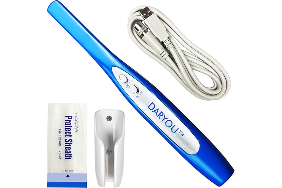 DARYOU DY-50 Intraoral Camera Dental Camera.Button REALLY Work in Examine Pro,LOGOsw,DBSwin,Vixwin,Eaglesoft Dexis More.1-Year Replacement Warranty