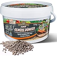 Bodenkaiser Gemüsedünger, organisch-mineralischer Dünger für Gemüse mit Langzeit-Wirkung, 2,5 kg Düngergranulat im…