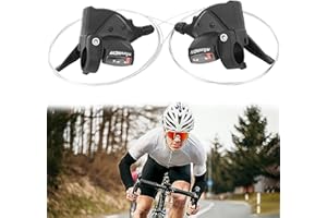 SYXLS Mountain Bike Cambio 3x8 - Set Leva del Cambio e Freno a 8 Velocità per Bici a Sinistra e Destra - 24 Velocità