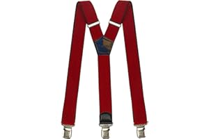 Decalen Bretelles pour Hommes et Femmes Une Taille Convient Tous Les Clips Forts Style Y Diverses Couleurs