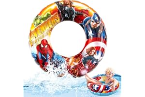 WIRHAUT Swimming Ring for Kids Swimming Ring for Kids Cartoon Rubber Rings Pool Floats, Durable Pool Inflatable Ring for Children 2-9 Years…