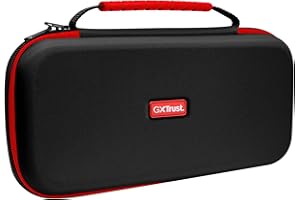 TRUST GAMING GXTrust 1251 Custodia Nintendo Switch 2, Cover Anti-Graffio Protettiva con Design Antiurto, Manico, Spazio per 4 Joycon, Porta Nintendo Switch con Tasche per Cinturini e 12 Giochi, Nero