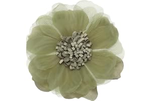 PATIKIL Tyg blombrosch, blomnål stor tygbroscher för kvinnor klänning kjol halsduk hatt kläder dekoration tillbehör bröllopsf