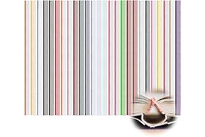 AOZUO 26 Stück Buchbinder Stirnbänder, 30 x 1.4cm Baumwoll Buchbinder Stirnbänder Set, 26 Farben Baumwoll Buch Stirnband Buchbinde für Buchbindeanfänger Buchreparatur Buchdekoration