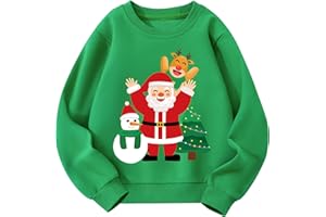 Gumyoss Sweatshirt Garcon Pull Enfant Garcon Dinosaure Manches Longues Coton Sweats pour Enfants 2-7 Ans