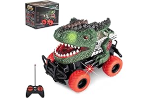Delycazy Dinosaur Toys Cars for Kids Boys, Remote Control Car for Kids Toys Age 3 4 5 6 7 8 Year Old Boy Girl X-mas Birthday Gifts