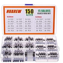 Aerzetix C41294 - 10 Portafusibili In Vetro Cilindrico 5 X 20 Mm O 6,3 - Foto 8