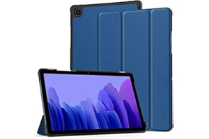 EasyAcc Custodia Cover Compatibile con Samsung Galaxy Tab A7 10.4 2020/2022 SM-T500 T505 T507 Tablet, Ultra Sottile Smart Cover in Pelle con Sonno Sveglia,Blu Navy