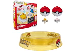 Pokémon PKW Battle Spinner Arena Set (Pikachu #1, Mew, Pokéboll och Pokéboll) (EMEA EXKLUSIV)