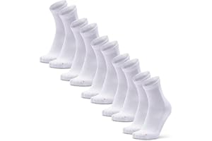 DANISH ENDURANCE Calcetines Deporte Hombre y Mujer de Media Caña, Pack de 3 o 5 - Ropa Deportiva, Padel, Running, Gym, Crossfit