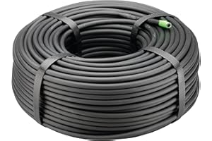 Rain Bird T22-250S Drip Irrigation 1/4" Blank Distribution Tubing, 250' Roll, Black