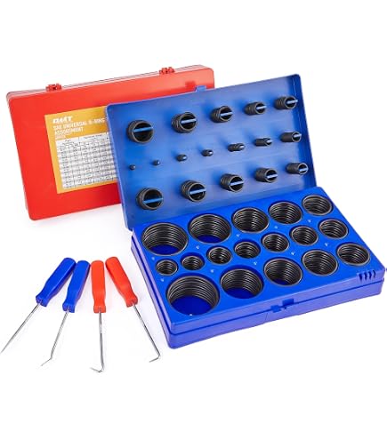 O-Ring Viton 346 - Confezione 4 Pezzi, 90A, Nero, 4-1/8 X 4-1/2 X 3/16 (National) - Foto 2