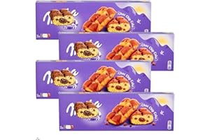 CREDO GIFTS Chocolate Cake Bar Bundle With Milka Chocolate Chip Cake Bars 175g (4 Pack)