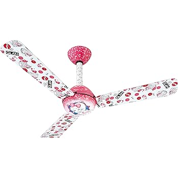 Buy Usha Kids Glam Barbie 1200mm 75-Watt Ceiling Fan (Pink) Online at