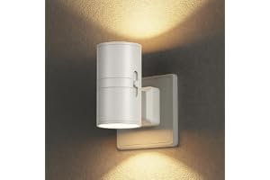 JandCase Vit LED-nattlampa med ljussensor, 1 st | 3 000 K varmvit, steglös dimbar, 0–100 lm, för barnrum, hall, trappa, kök