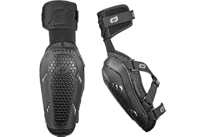 O'Neal Armbågsskydd PRO III Elbow Guard Black I Ergonomiskt format armbågsskydd I Motocross Enduro I armbågsskydd med justerb