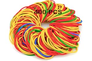 SZWLJ 400 elastici robusti e colorati, resistenti alle alte temperature, perfetti per forniture per ufficio, uso industriale, scuola, casa, artigianato e altro ancora, dimensioni 38 mm