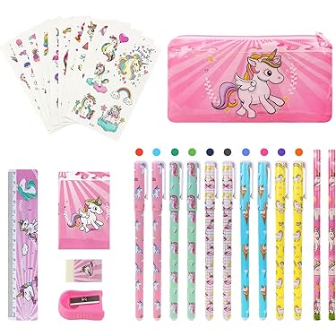 Cadeau Anniversaire Enfant Lot De 25 Crayons Flexibles Magicat - 5 Gommes Fruits Taille-crayon Jouets Créatifs