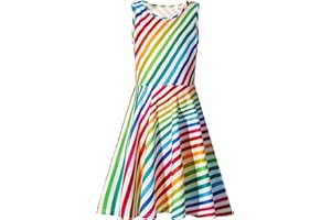 Dancinova Girls Summer Dress Casual Party Sleeveless Dress Sundress