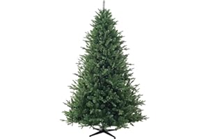 ‎RS TRADE Künstlicher Pop-Up Weihnachtsbaum 210 cm (Ø ca. 139 cm) PE/PVC – 2659 Spitzen, super schneller Aufbau (Stecksystem), schwer entflammbar, inkl. Metallständer | 20 Jahre Erfahrung – RS Trade