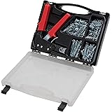 Brackit 81 Piece Wall Anchors and Wall Anchor Setting Tool Kit - in Carry Case with Instructions – for Cavity, Drywall & Plas