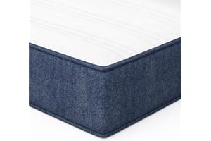 wowttrelax Small Double Mattresses Memory Foam, 8.6 Inch 4ft Gel Breathable Mattress Medium Firm in a Box with Skin-Friendly Knitted cover for Back Pain Relief 120x190x22cm