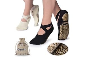 Ozaiic Yoga Socken rutschfeste für Damen für Pilates, Barre, Ballett, Tanz
