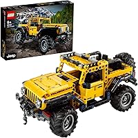 LEGO Technic Jeep Wrangler 4x4, Set con Macchina Giocattolo da Costruire, Modellino SUV Fuoristrada, Giochi per Bambini, Bamb