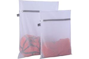 Kimmama Washing Machine Wash Bags,Honeycomb Mesh Laundry Bag,Small Lingerie Bags for Washing Delicates,Bra,Underwear,Socks,Tie,Scarf,Gloves,Mask,Pack of 2