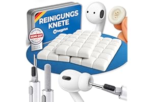 tagplus® Reinigungsknete Handy & Kopfhörer inkl. Profi Reinigungs-Tool, Handy Reinigungsset für Airpods, Gadgets für Männer, ipad Zubehör, iPhone Zubehör, Gadgets praktisch, Technik Gadgets