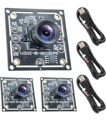 Gokelomg 3-teiliges Kameramodul Set - 100° OV9732 Sensor, 720p HD, Plug & Play Für DIY Projekte