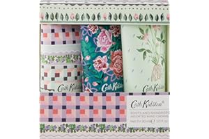 HEATHCOTE & IVORY Cath Kidston Hand Creams 30ml x3, 3 Fragrances, Hand Moisturiser, Fits in Pocket, Handbag, Backpack or Toiletry Bag, Beauty Gift For Her, Travel Size, Vegan and Cruelty Friendly