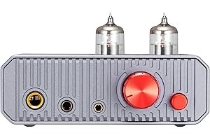 KGUSS xDuoo MH-02 DAC wzmacniacz słuchawkowy, przedwzmacniacz lampowy 6J1, mocny wzmacniacz wyjściowy 1300 mW, dwustopniowy przełącznik GAIN, wejście USB C, obsługa do PCM32 bit/384 kHz i DSD256