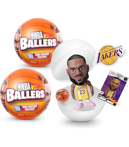 5 Surprise NBA Ballers, Series 2, ZURU Unboxing Boys Basketball