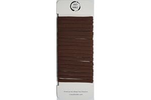 18 Pcs Brown Crazy Bobble® 6mm Ultra Snap Resistant, Super Soft and Seamless Ponytail Holders Hair Elastics Hair Bands Hair Ties