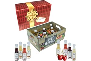 CREOLOGIC Obstgarten · Geschenkidee für Männer und Frauen mit Alkohol · 8 x Obst-Likör · Hochwertige Geschenkbox (Obstgarten Limited)