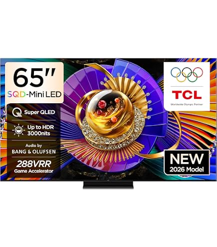 TCL 85Q6C Television 85 Inch Smart TV 4K QD-Mini LED Colorful