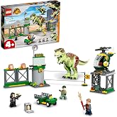 LEGO&reg; Jurassic World&trade; T. rex Dinosaur Escape Creative Toy Making Set for Kids Ages 76944-4 and Over (140 Pieces)