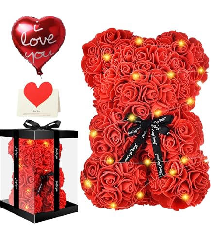 Lot De 8 Roses En Peluche Flexibles BESPORTBLE - Décoration Intérieure Extérieure Et Accessoires Photo