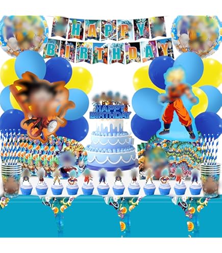 Set Decorazioni Compleanno Dragon 6 Anni - 100 Pezzi, Palloncini, Piatti, Bicchieri, Tovaglioli - Foto 5