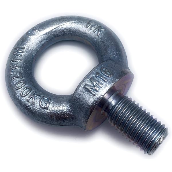 sourcing map 2Stk.Ringschraube M12 x 50mm Außengewinde C15 
