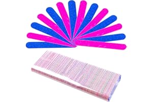 HAIERDIDI Lot de 100 mini limes à ongles jetables à double face - Pour manucure et pédicure