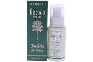 L'ERBOLARIO L 'erbolario Absinthium para él barba Petróleo con tres Artemisa especies