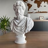 Marcus Aurelius Antoninus Augustus 25 cm Roma İmparatoru B&uuml;st&uuml;, Dekoratif B&uuml;st. Kitaplık Ofis Hediyelik