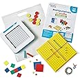 Learning Resources Take Home Maths Manipulatives Kit for Kids Ages 11-13 with Algebra Tiles, Build-A-Grid, Two Colour Counters, Colour Tiles and Coordinate Pegboard (Single Kit)
