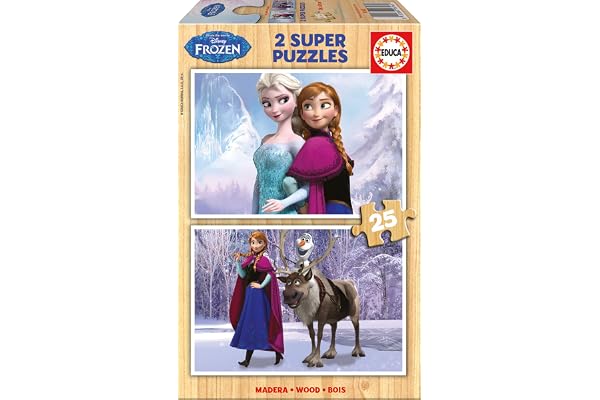 Educa - 16162 - Puzzle Classique - La Reine des Neiges - 2 X 25 Pièces
