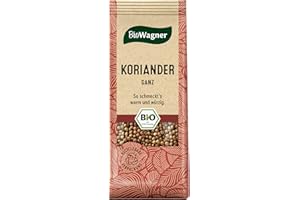 ‎BIOWAGNER BioWagner - Bio Koriander ganz | würziges Aroma für süße oder pikante Gerichte | naturbelassene Bio-Zutaten | recyclebare Verpackung | 25 g