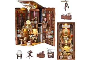 MiniCity Book Nook Kit, kit fai da te in miniatura per casa delle bambole in legno 3D, fermalibro, libreria, decorazione per ragazzi e adulti (Beyond Library)