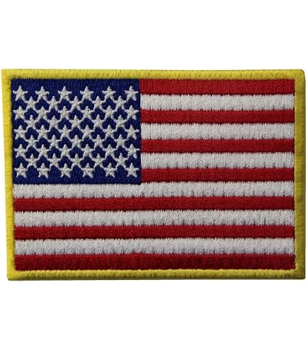 USA American Flag Patch – Embroidered United States Patch For Clothing, Bags, Or Hats